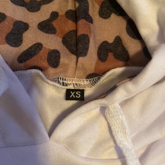 NWT Kappa Delta Leopard Print Hoodie - Picture 5 of 8